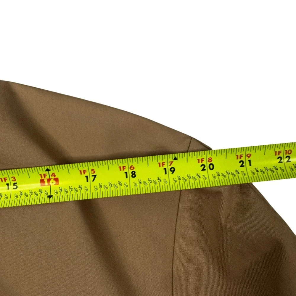 Vtg‎ Sears The Mens Store Trench Coat Mens 46R Beige Overcoat Outerwear Classic